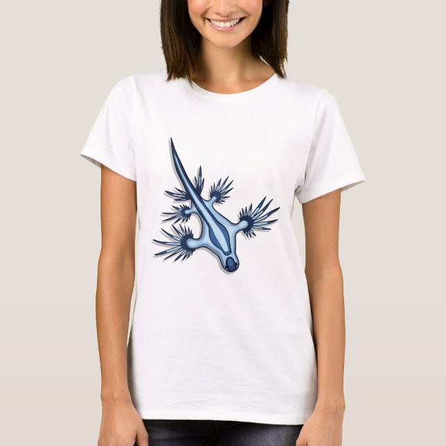 Blue Dragon Nudibranch T-Shirt (Front)