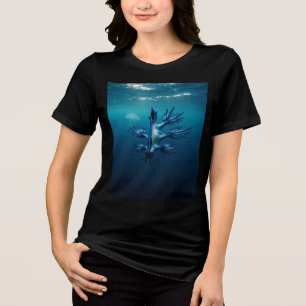 Blue Dragon of the Sea Tri-Blend Shirt