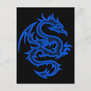 BLUE DRAGON POSTCARD