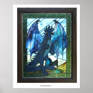 Blue Dragon Poster