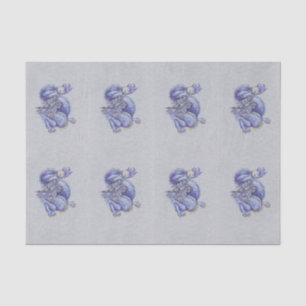 Blue Dragon Tissue Paper