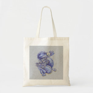 Blue Dragon Tote Bag