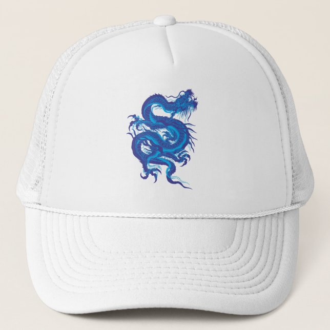 blue.dragon trucker hat (Front)