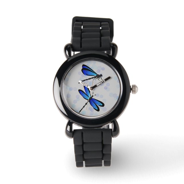 blue dragonflies watch (Front)