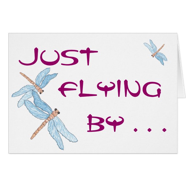 Blue Dragonfly Fly By (Front Horizontal)