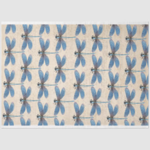 Blue Dragonfly Furniture Decoupage Paper
