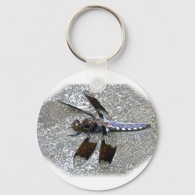 Blue Dragonfly Key Ring (Front)