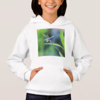 Blue Dragonfly Kid's Hoodie