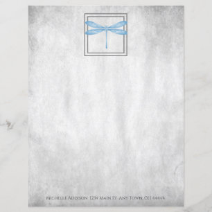 Blue Dragonfly Personalised Paper Sheet