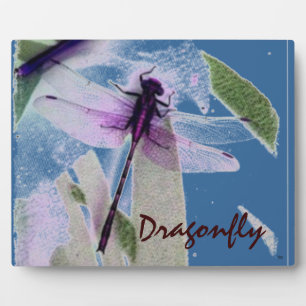 Blue Dragonfly Plaque