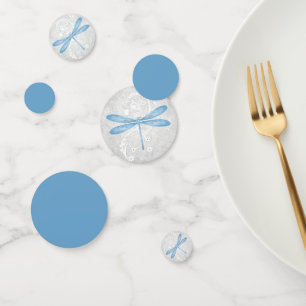 Blue Dragonfly Wedding Table Confetti