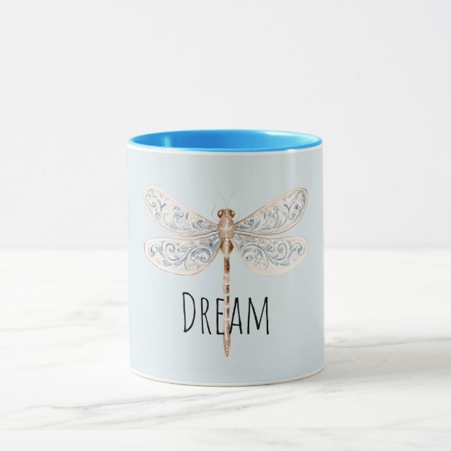 Blue Dream Dragonfly Mug (Center)