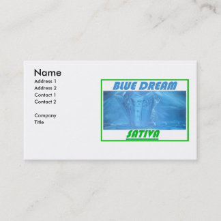 BLUE DREAM SATIVA BUSINESS CARD