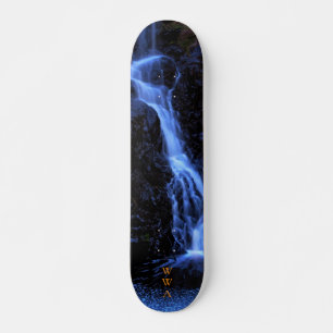 Blue Dream Waterfall Skatedeck Wall Art Skateboard