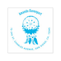 Blue Dreamcatcher Stylish Boho Design