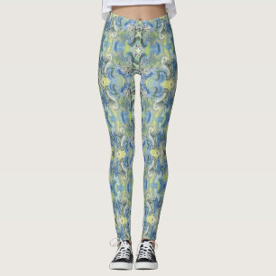 Blue Dreams Custom Leggings
