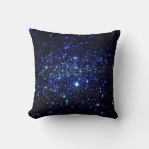 Blue Dreams Stars Pillow