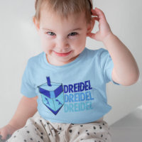 Blue Dreidel Hanukkah Toddler