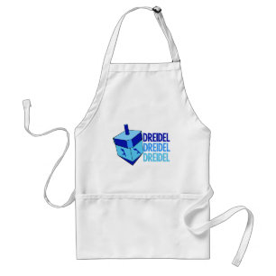 Blue Dreidel Standard Apron