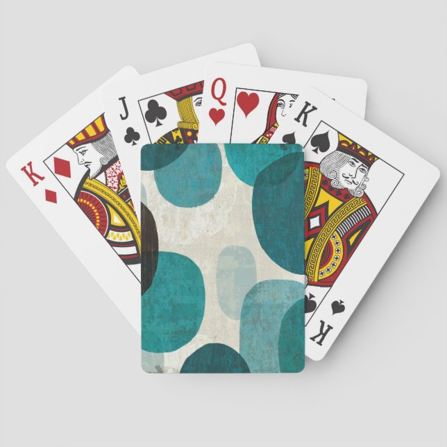 Blue Drips Playing Cards (Back)