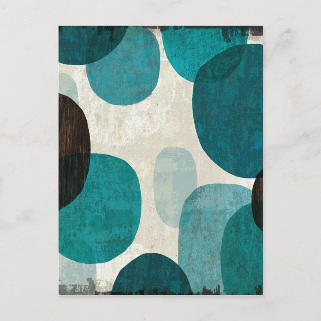 Blue Drips Postcard (Front)