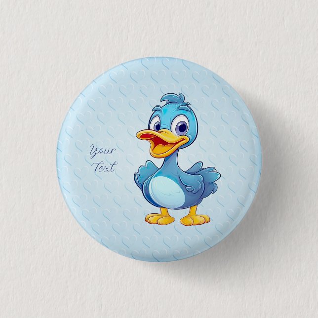Blue Duck Button (Front)