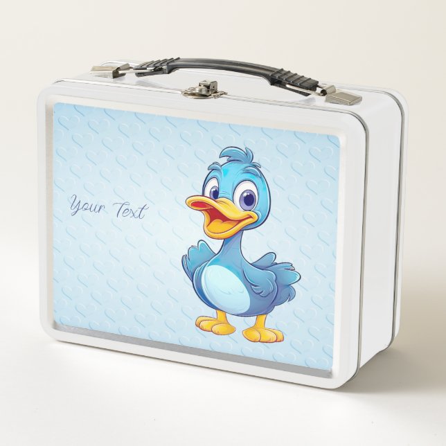 Blue Duck Metal Lunch Box (Front)