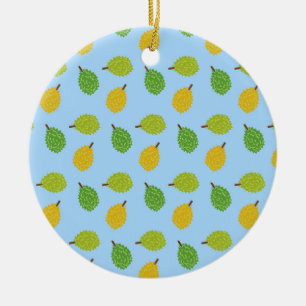 blue durians ceramic tree decoration
