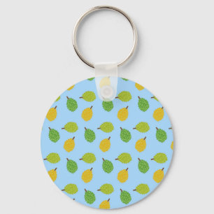 blue durians key ring