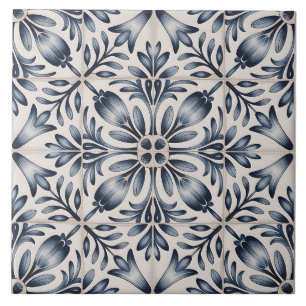 Blue Dutch Delft Pattern Tile