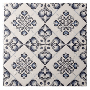 Blue Dutch Delft Pattern Tile