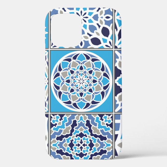 Blue Dutch Tile Pattern Case-Mate iPhone Case (Back)