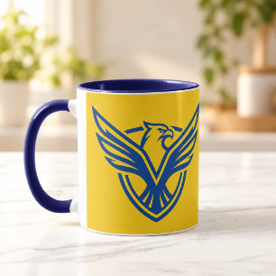 Blue Eagle Shield Navy Blue Combo Mug