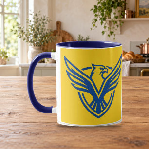 Blue Eagle Shield Navy Blue Combo Mug