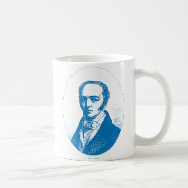 Blue Earl Grey Coffee Mug (Right)