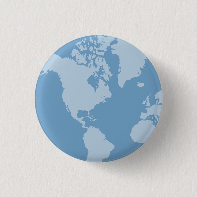 Blue Earth Button (Front)