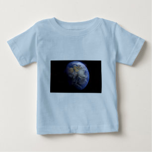 Blue Earth From Space  Inspirational Baby T-Shirt