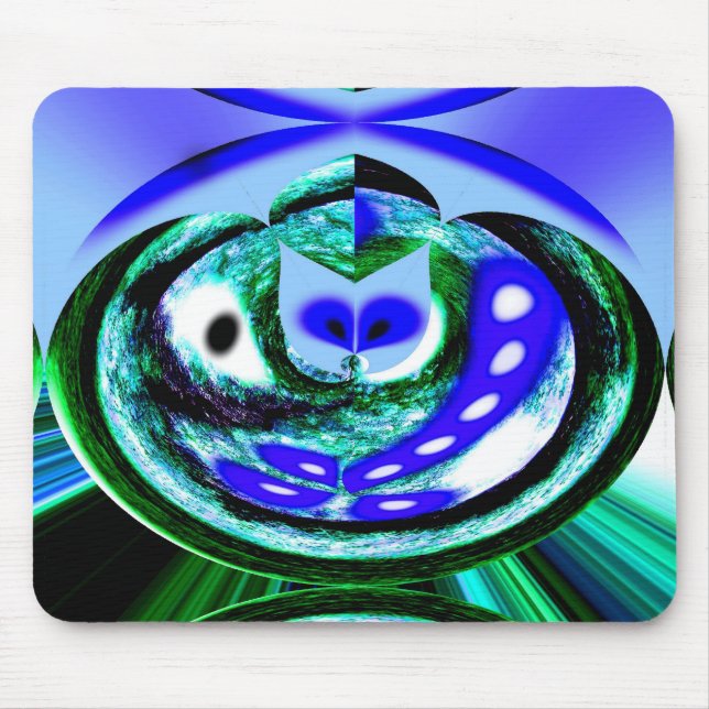 Blue Earth Spirit Mouse Pad (Front)