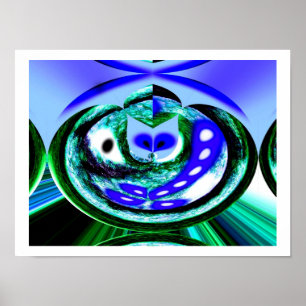 Blue Earth Spirit Poster