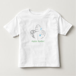 Blue Easter Bunny with Easter Eggs Shirts