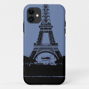 Blue Eiffel Tower Phone Case
