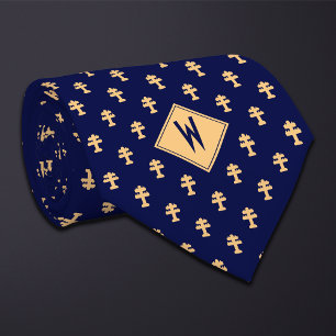 Blue Electric Co Lineman Worker Tie