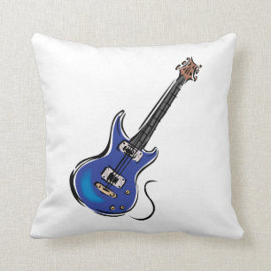 blue electric guitar music graphic.png cushion