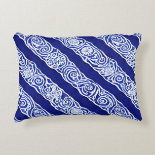 Blue Elegance Accent Pillow