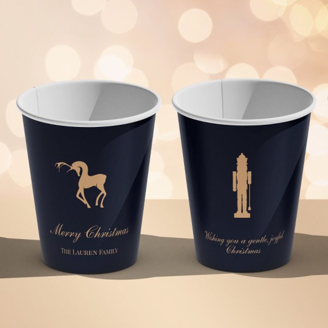Blue elegant Nutcracker personalized cup (Creator Uploaded)
