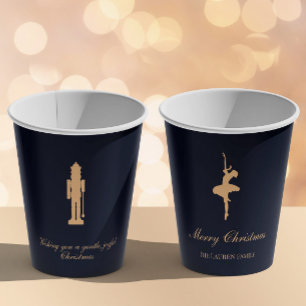 Blue elegant Nutcracker personalized cup