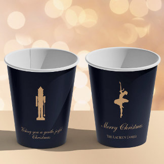 Blue elegant Nutcracker personalized cup