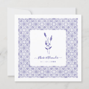 Blue Elegant Sophisticated Wedding Lace Wildflower