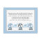 Blue Elephant Baby Shower Book Request Card