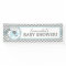 Blue Elephant Boy Chevron Baby Shower